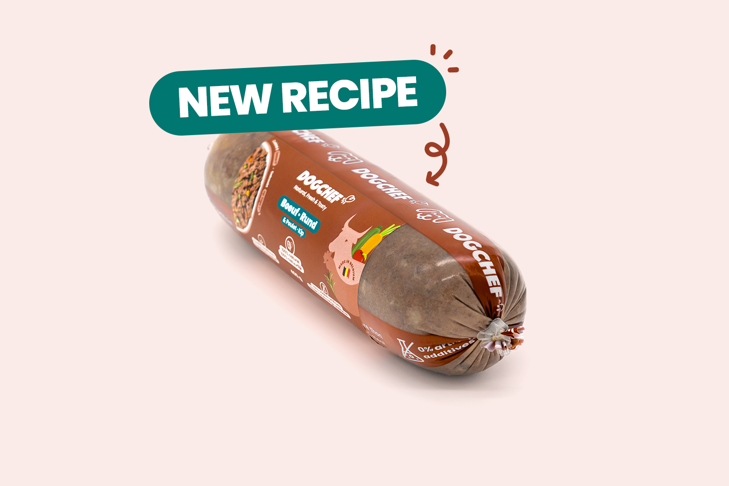 Box of 25 beef en chicken recipe meals (400 gr)