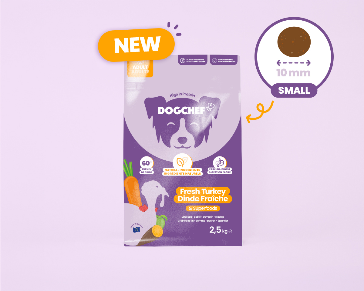 Turkey Kibbles 2.5 kg (Taille: S)