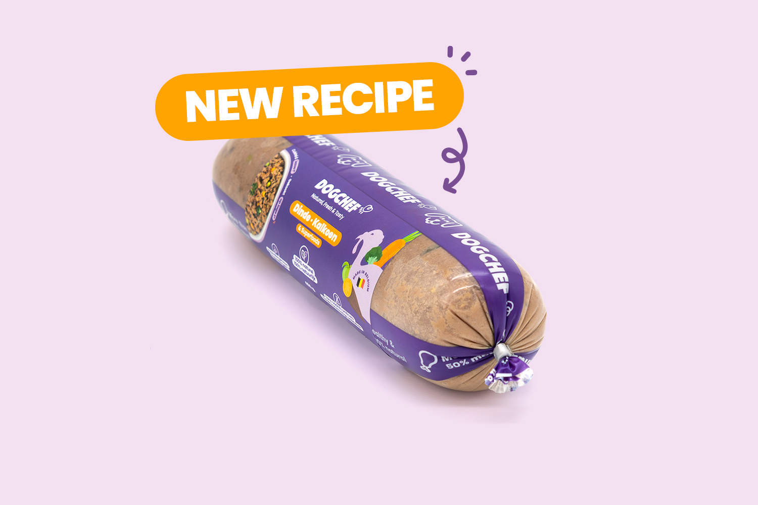 Box of 25 turkey recipe meals (400 gr)